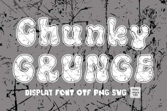 Preview of Chunky Grunge Font