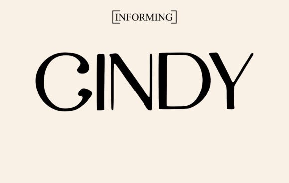 Preview of Cindy Font