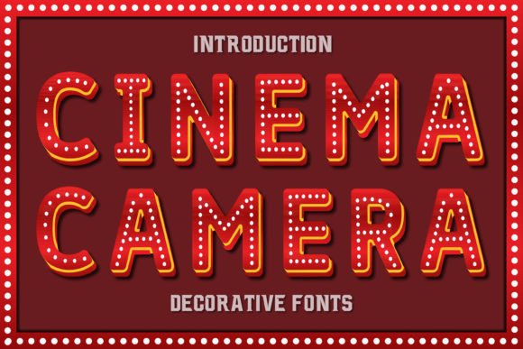 Preview of Cinema Camera Font