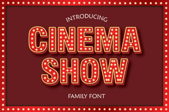 Preview of Cinema Show Font