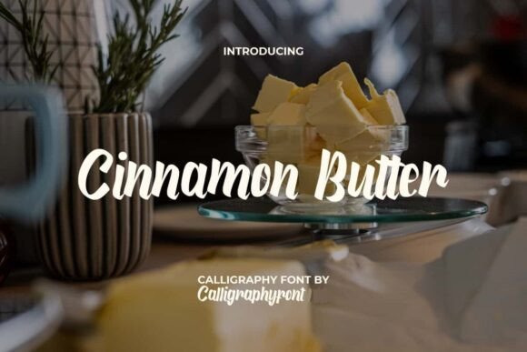 Preview of Cinnamon Butter Font