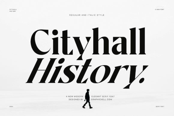 Preview of City Hall History Font