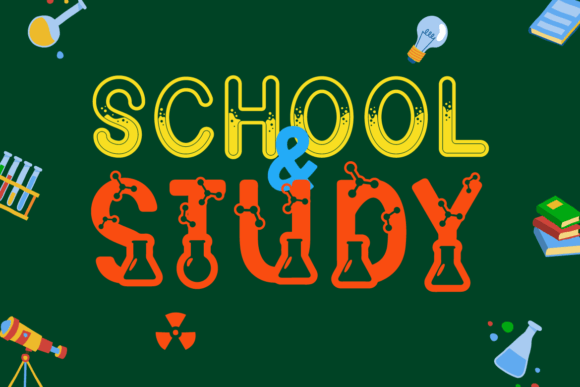Thumbnail 2 of Clever Science Font