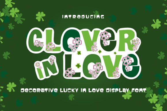 Preview of Clover in Love Font