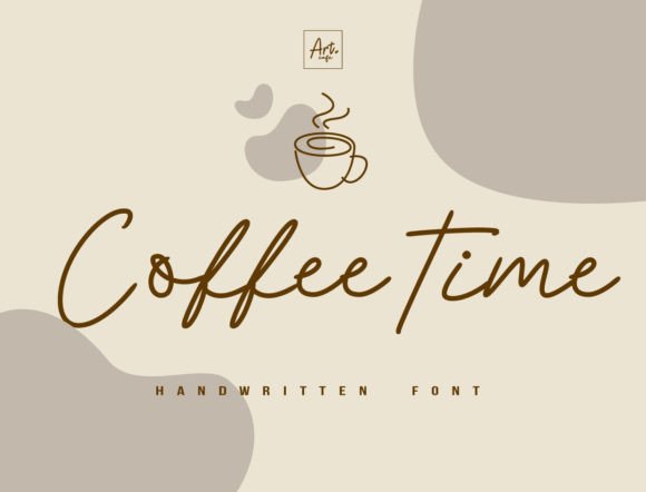 Preview of Coffee Time Font