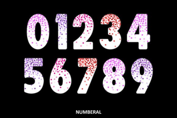 Thumbnail 4 of Confetti Color Font