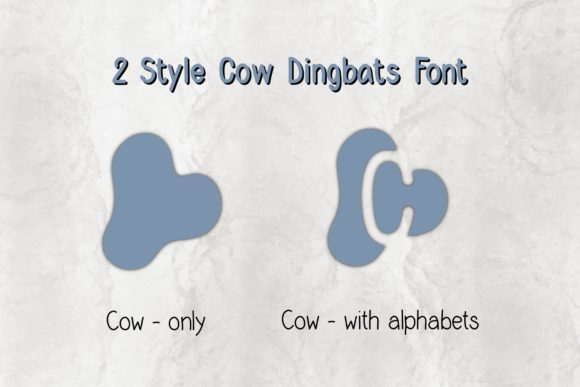 Thumbnail 2 of Cow Font