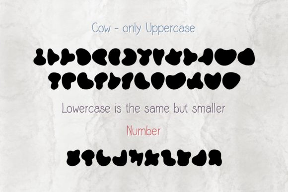 Thumbnail 3 of Cow Font