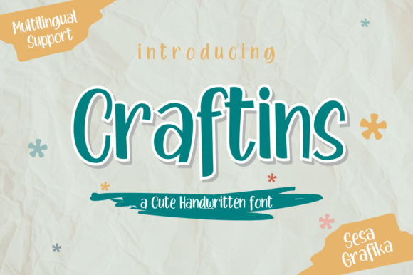 Preview of Craftins Font