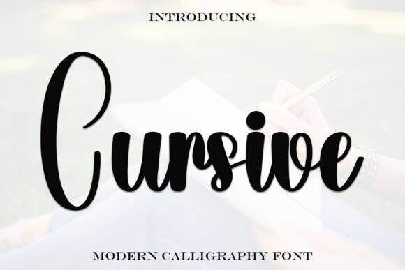 Preview of Cursive Font