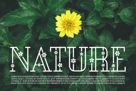 Thumbnail 2 of Cute Petal Font