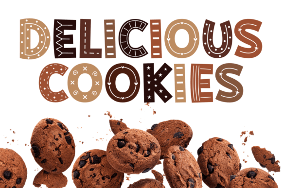 Thumbnail 2 of Cutesy Cookies Font