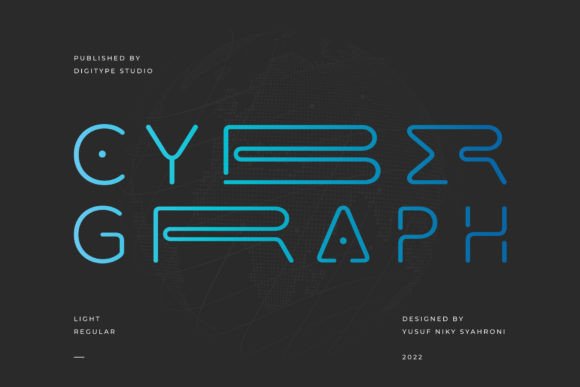 Preview of Cyber Graph Font