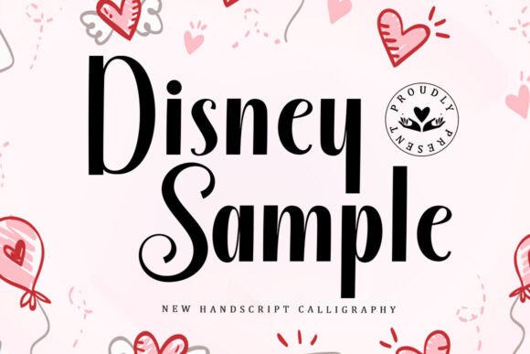 Preview of Disney Sample Font