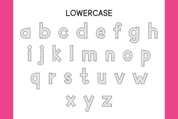 Thumbnail 3 of Do-a-dot Alphabet Font