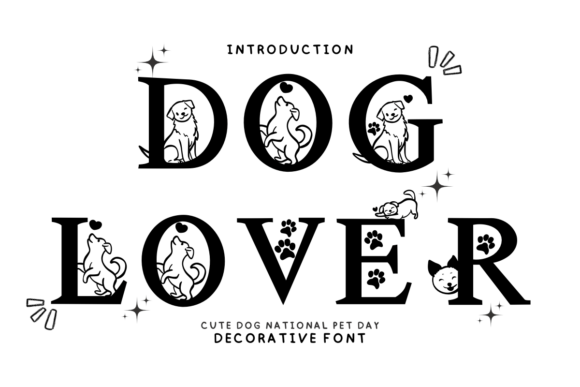 Thumbnail 2 of Dog Lover Font