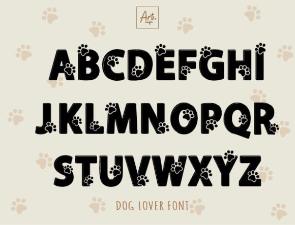 Thumbnail 3 of Dog Lover Font