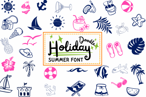 Preview of Doodle Holiday Summer Font
