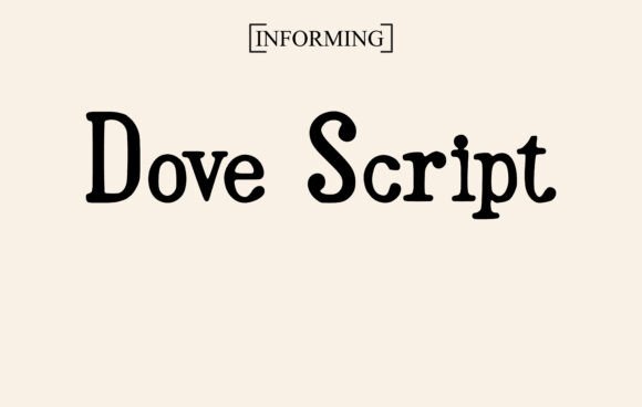 Preview of Dove Script Font