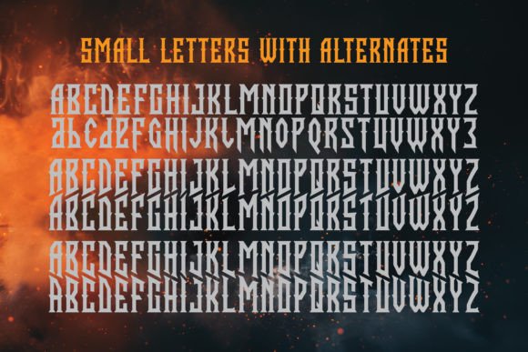 Thumbnail 4 of Dragon Blaze Font