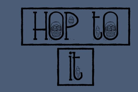 Thumbnail 2 of Easter Border Font