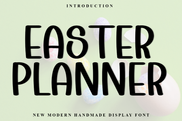 Preview of Easterplanner Font