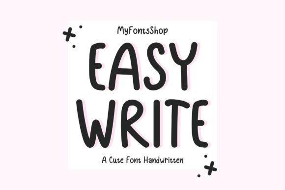 Preview of Easy Write Font
