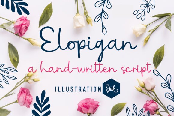 Preview of Elopigan Font