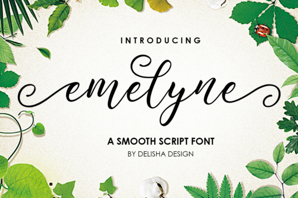Preview of Emelyne Script Font Font