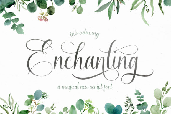 Preview of Enchanting Script Font