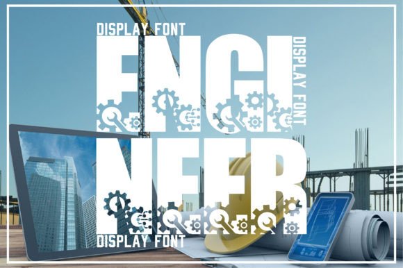 Preview of Engineer Font