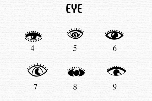 Thumbnail 4 of Eye Font