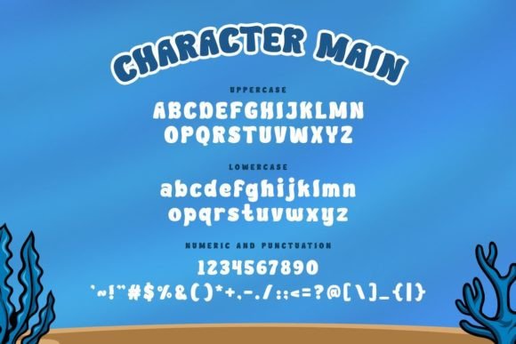 Thumbnail 3 of Fat Fish - Ocean Gaming Font