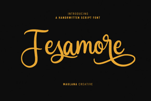 Preview of Fesamore Script Font