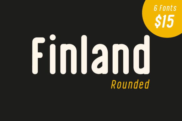 Preview of Finland Rounded Font
