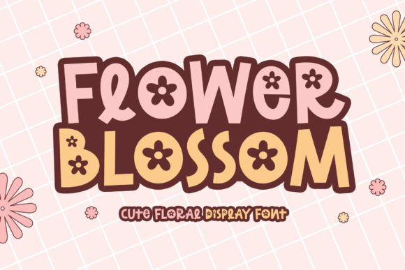 Preview of Flower Blossom Font