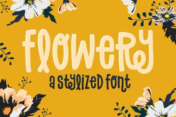 Preview of Flowery Font