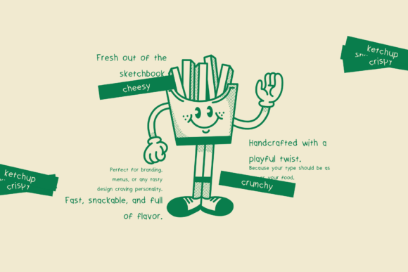 Thumbnail 3 of Foodie Font