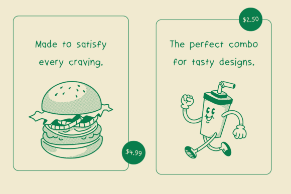 Thumbnail 4 of Foodie Font