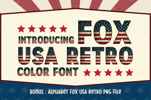 Preview of Fox Usa Retro Font