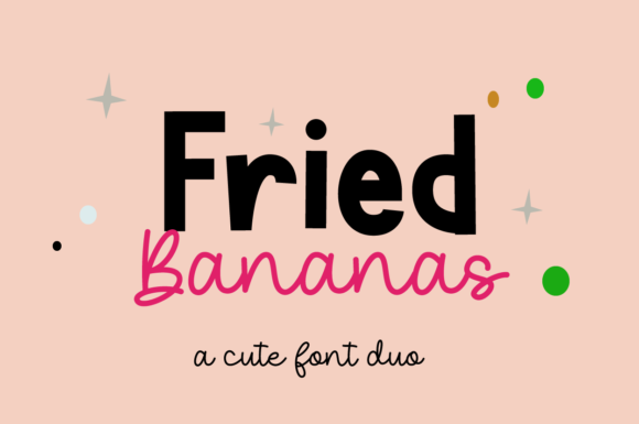 Preview of Fried Bananas Font