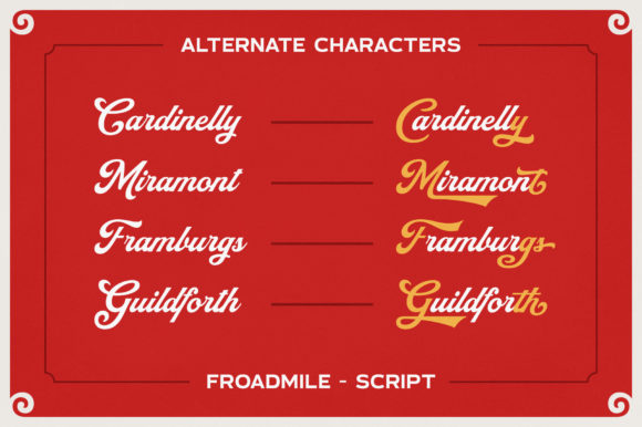 Thumbnail 3 of Froadmile Font