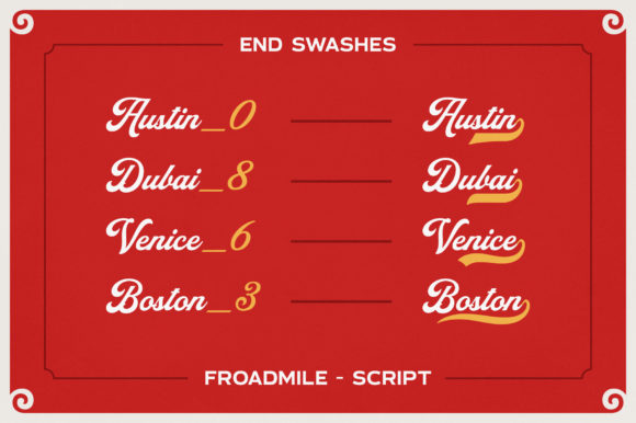 Thumbnail 4 of Froadmile Font