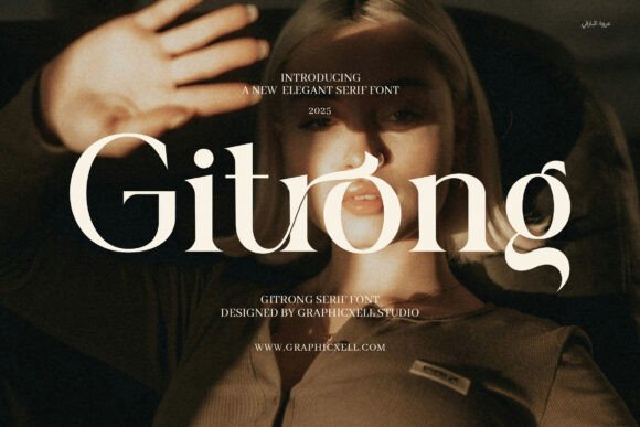 Preview of Gitrong Font