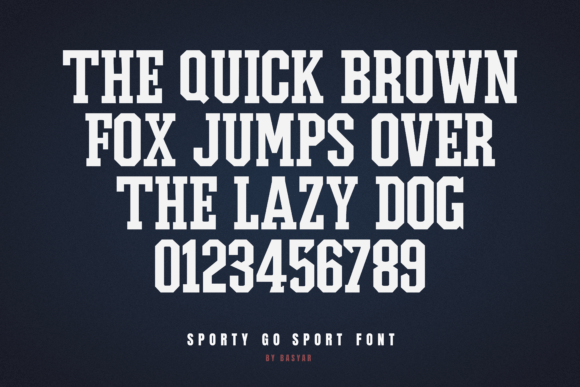 Thumbnail 4 of Go Sport Font