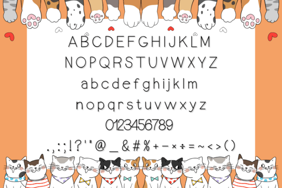 Thumbnail 2 of Good Cat Font