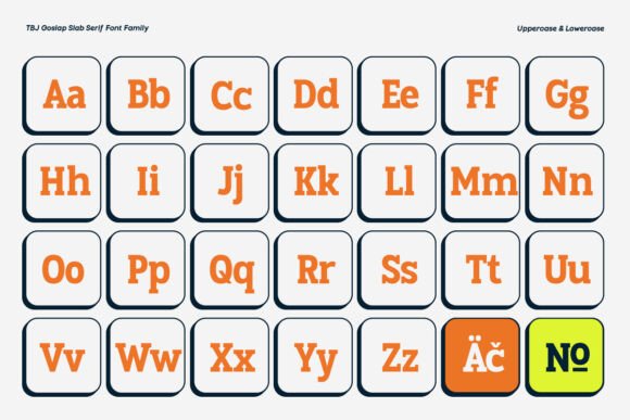 Thumbnail 2 of Goslap Font