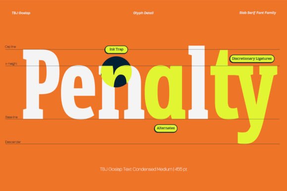 Thumbnail 3 of Goslap Font