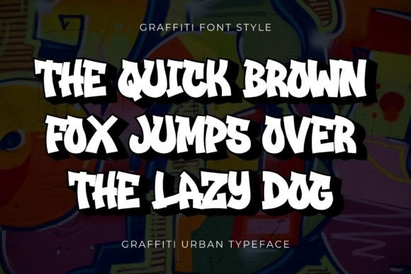 Thumbnail 2 of Graffiti Urban Font