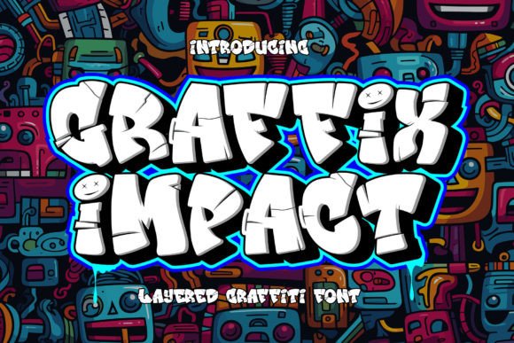 Preview of Graffix Impact Font